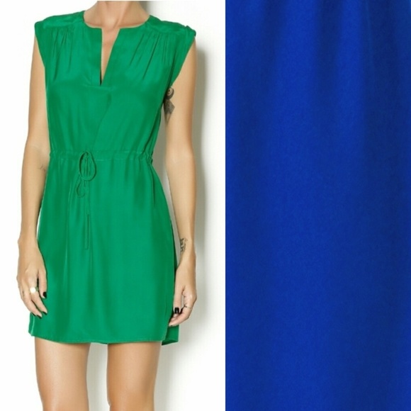 Amanda Uprichard Dresses & Skirts - Amanda Uprichard Indigo Blue Silk Dress Sz MP